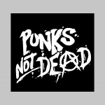 Punks not Dead čierne trenírky BOXER s tlačeným logom, top kvalita 95%bavlna 5%elastan